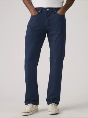 Levi's 514 Men's Dark Blue Straight Leg 5 Pocket Cotton Chino Pants